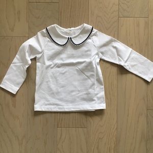 New without tag Jacadi Peter pan collar blouse